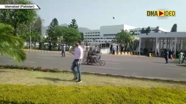 Security tightened outside Pakistan National Assembly ahead of no-trust vote 