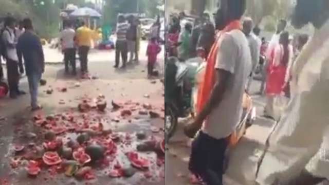 Muslim fruit sellers harassed, carts vandalised outside Karnataka's Hanuman temple - Vimarsana News