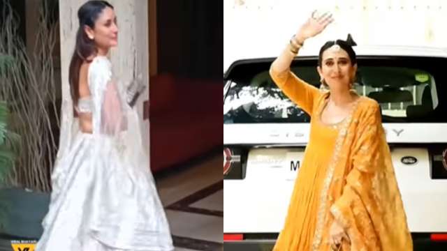 Sisters Kareena Kapoor Khan and Karisma Kapoor stun at the Ambani wedding |  Filmfare.com