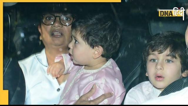 Taimur and Jeh at Raalia wedding