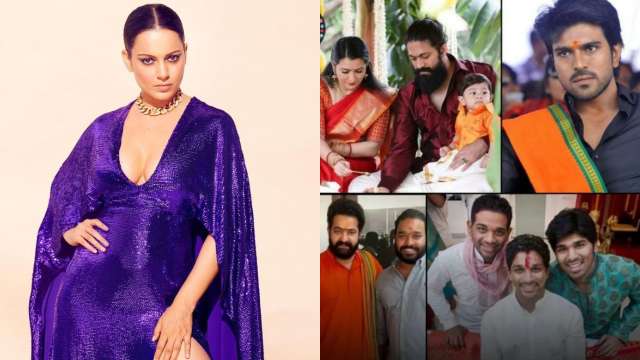 Kangana Ranaut heaps praise for south superstars Allu Arjun, Ram Charan, Jr NTR, Yash - Vimarsana News