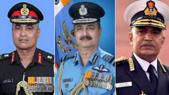 Batch mates to military chiefs: With Lt Gen Manoj Pande's elevation, all 3 chiefs to be from 61st NDA batch - Vimarsana News