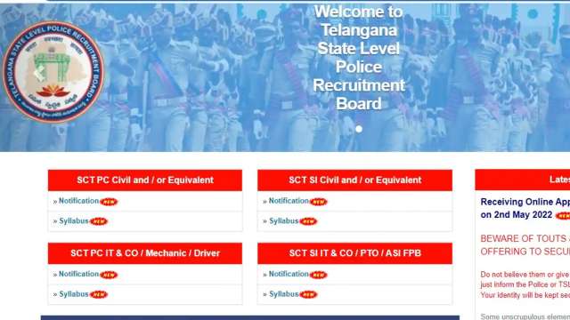 TSLPRB Telangana Police Recruitment 2022: New vacancies announced for 614 Prohibition and Excise Constable posts - Vimarsana News