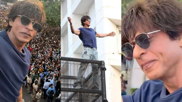 Fans react as Shah Rukh Khan greets admirers outside Mannat on Eid for first time in two years - Vimarsana News