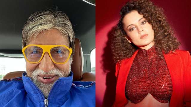 Amitabh Bachchan shares teaser of Kangana Ranaut’s Dhaakad song She’s On Fire, deletes post later