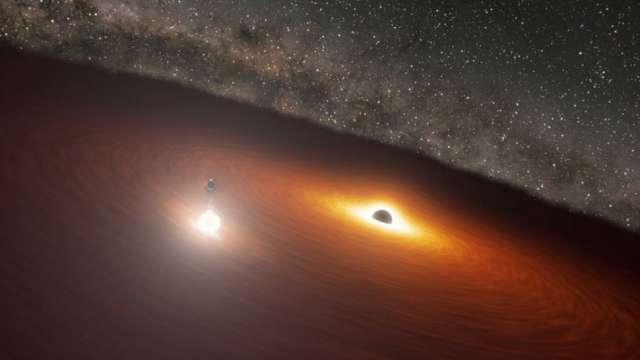 Film NASA pokazuje taniec między czarnymi dziurami i ich karmiącymi się gwiazdami