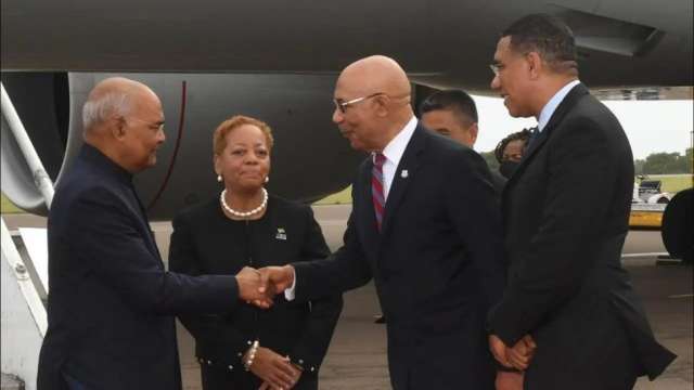 Even with geographical constraints, India-Jamaica trade flourishing: President Ram Nath Kovind - Vimarsana News