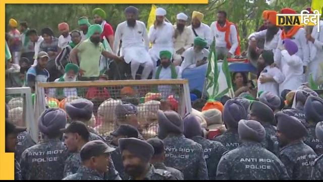 Farmer Protest: Punjab farmers' anger against the state government, farmers adamant to go to Chandigarh