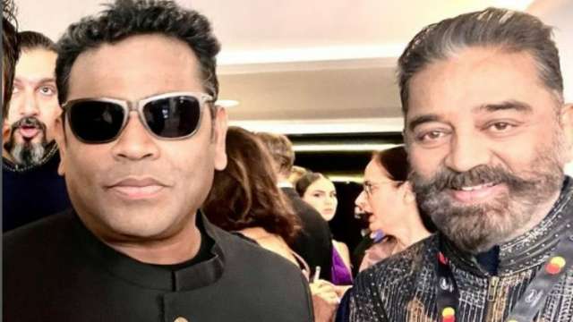 Cannes 2022: AR Rahman shares happy photo with Vikram star Kamal Haasan from film festival - Vimarsana News