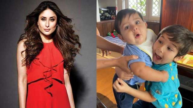 Kareena Kapoor's son Taimur holds younger brother Jeh Ali Khan, adorable photo goes viral - Vimarsana News