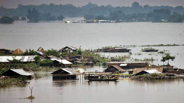 Assam floods: Over 6 lakh affected due to heavy downpour, death toll reaches 9 - Vimarsana News