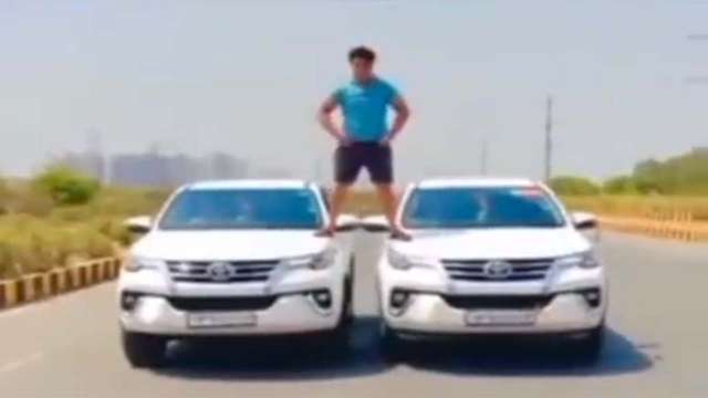 Noida man tries to recreate Ajay Devgn stunt for social media, lands in jail - Vimarsana News