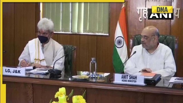 Home Minister Amit Shah to hold high level meet on Kashmir today, LG Manoj Sinha to attend - Vimarsana News