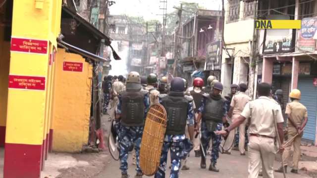 Prophet Row Another Scuffle Breaks Out In Howrah Between Police