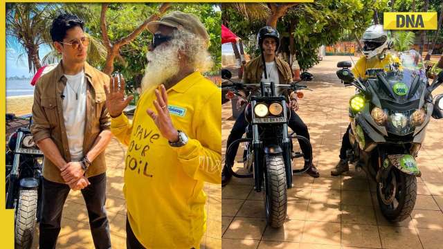 Sidharth Malhotra goes on bike ride with Sadhguru, shares photos – Bollywood news
