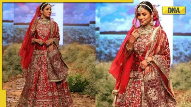 Shehnaaz Gill looks gorgeous in bridalwear for ramp debut, dances to Sidhu Moose Wala's song Sohne Lagde - Vimarsana News