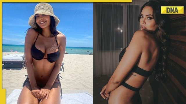 Aashram 3 star Esha Gupta looks sizzling hot in black bikini, her beach avatar sets internet on fire - Vimarsana News