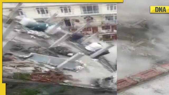 4-storey building collapses in Himachal Pradesh's Shimla, horrific visuals caught on camera - Vimarsana News