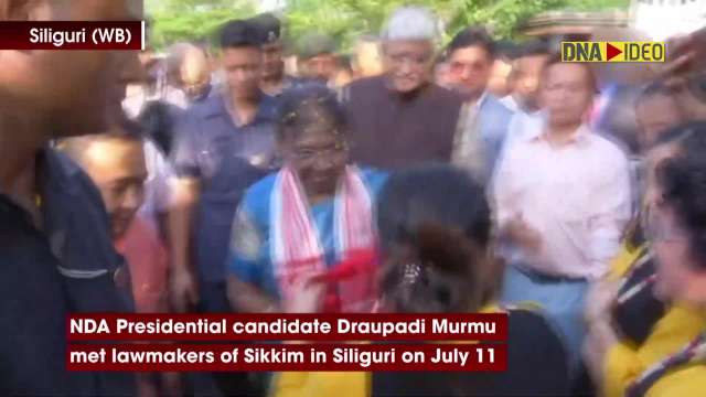 Nda Presidential Candidate Draupadi Murmu Meets Sikkim Legislators In Siliguri 2292