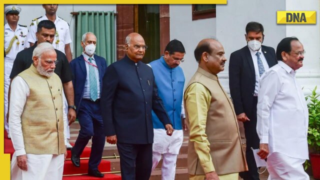 PM Modi, VP Venkaiah Naidu, MPs bid farewell to outgoing President Ram Nath Kovind - Vimarsana News
