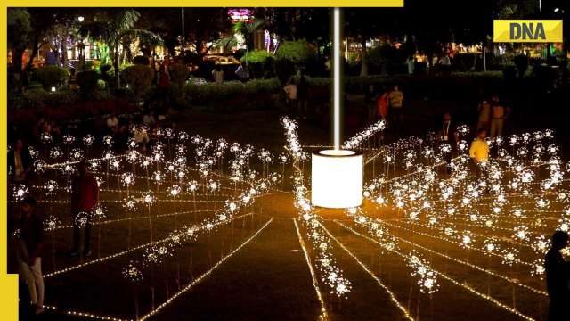 PM Modi shares pictures of Sky Beam Light 'Digital Jyot' for tribute to freedom fighters in Delhi - Vimarsana News