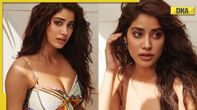 In Pics: Good Luck Jerry star Janhvi Kapoor raises temperature in sexy multi-coloured dress - Vimarsana News