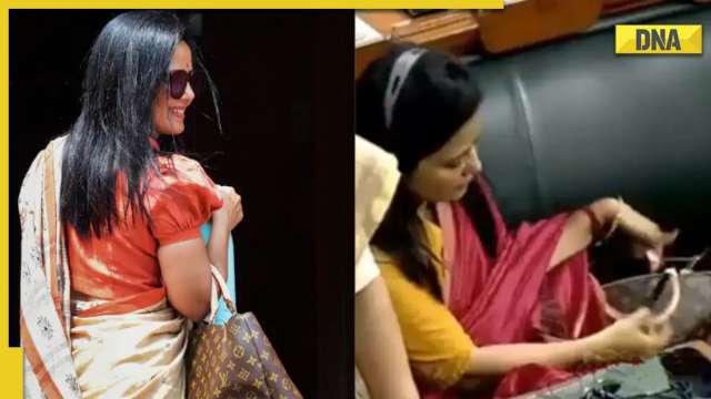 Viral  Mahua Moitra Stuns The Internet In A Crystal-Embellished Saree # mahuamoitra #shorts 