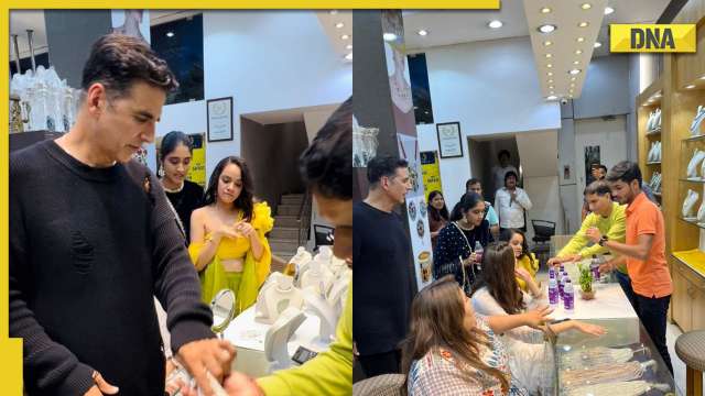 Raksha Bandhan star Akshay Kumar buys pearls for on-screen sisters, says 'discount nahi chaiye'