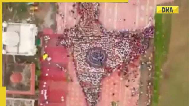 Independence Day 2022: Indore sets world record for biggest human chain forming India's map - Vimarsana News