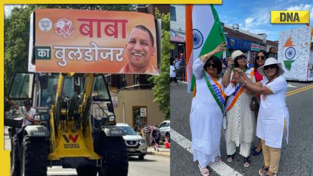 Indian community march with 'Baba ka Bulldozer' on the streets of New Jersey to celebrate Independence Day - Vimarsana News