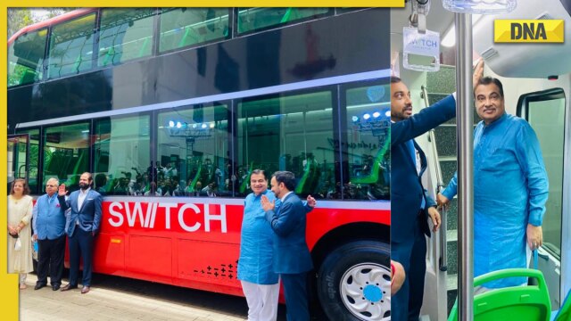 Nitin Gadkari launches India's first double-decker electric bus, see images - Vimarsana News