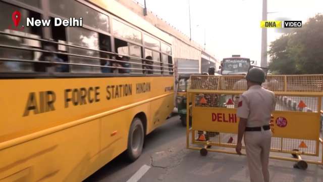 Delhi Security Beefed Up At Ghazipur Border Ahead Of Farmers’ Protest At Jantar Mantar