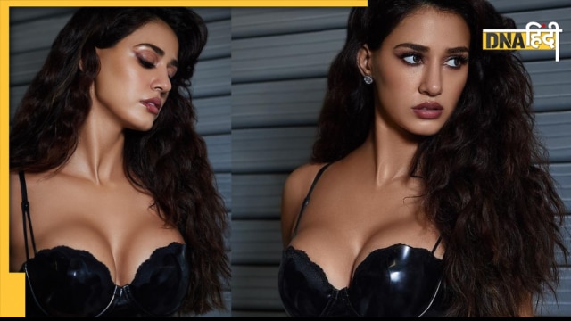 disha patani black dress