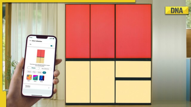 LG unveils new colour-changing refrigerator with Bluetooth speaker: Check images, features and more - Vimarsana News