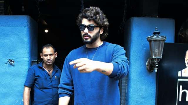 Arjun Kapoor Snapped In A Handsome Look Clad In Radiant Blue Hoodie
