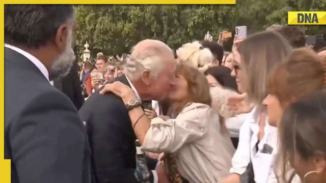 King Charles greeted with a kiss by well-wisher on his first outing as British monarch - Vimarsana News