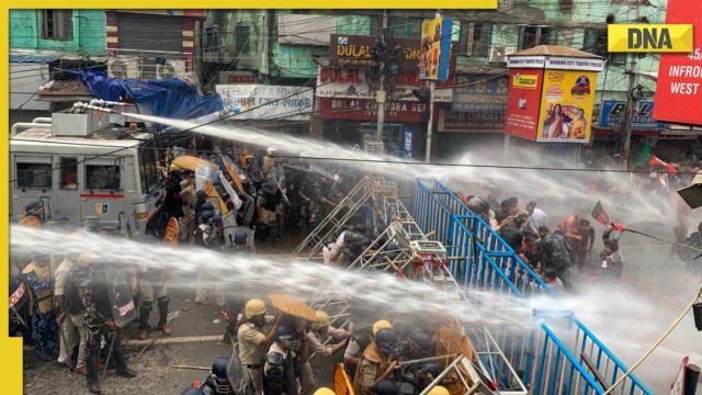 Nabanna Abhijan: Howrah turns into battlefield after BJP workers torch cars, clash with cops during protest - Vimarsana News