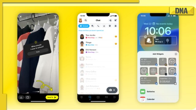 iOS 16: Snapchat rolls out new widget for Apple iPhone users, here's how it works - Vimarsana News