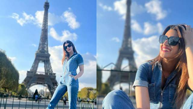 Patralekha's Unique Pose Near Eiffel Tower Makes Her Look Taller Than The  Structure