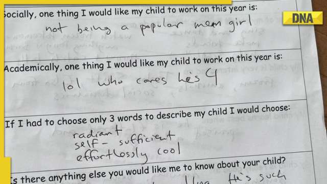 'Wonder if he was switched at birth': Mother's hilarious responses in 4-year-old son's school form go viral - Vimarsana News
