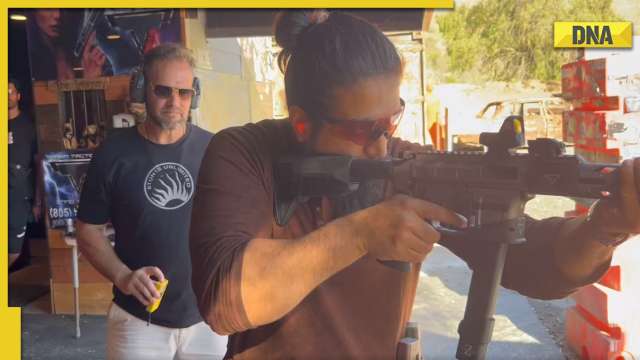 Yash practices his shooting skills with Hollywood action director, netizens say 'Rocky Bhai playing real PUBG' - Vimarsana News