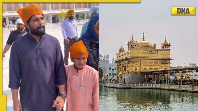 Pushpa star Allu Arjun visits Golden Temple with family on wife's birthday, actor's simplicity will amaze you