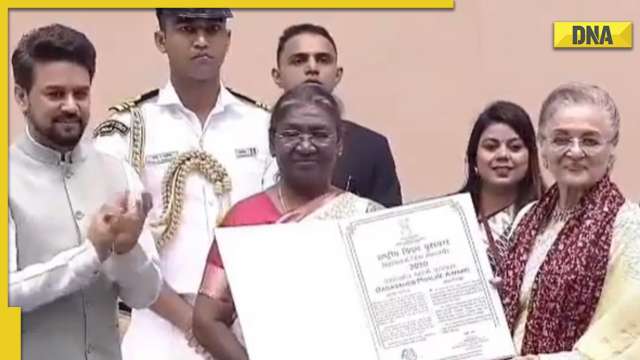68th National Film Awards: Asha Parekh receives Dada Saheb Phalke award by President Droupadi Murmu - Vimarsana News