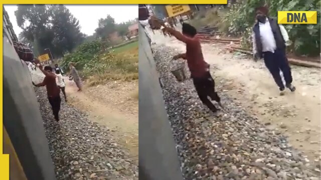 Sikh persons serve food to passengers sitting inside moving train; God bless them, says Internet - Vimarsana News