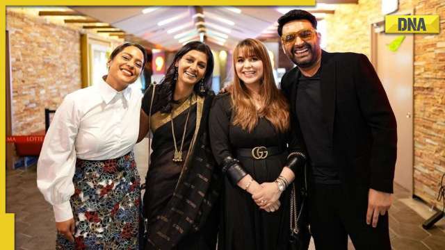 Zwigato star Kapil Sharma attends Busan film festival with wife Ginni Chatrath, director Nandita Das