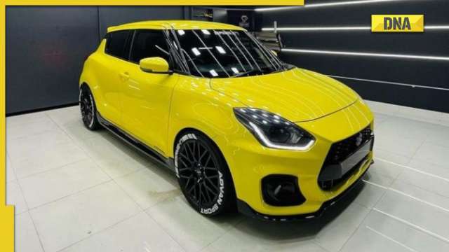 Maruti Suzuki Swift with 17-inch alloys, yellow paint scheme looks ready to race: Take a look - Vimarsana News