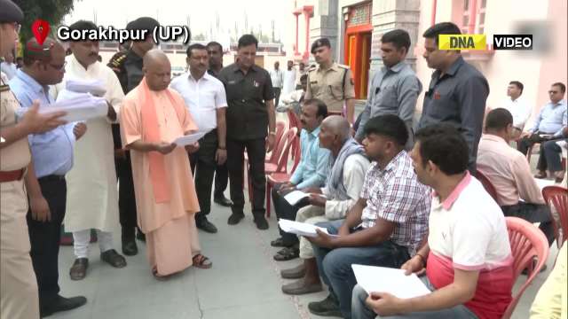 Gorakhpur Cm Yogi Holds ‘janata Darbar Addresses Peoples Grievances 7203