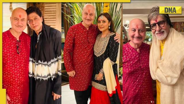Anupam Kher celebrates Diwali with Shah Rukh Khan, Amitabh Bachchan, Rani Mukerji - Vimarsana News
