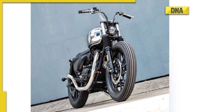 This Badass Bobber Is A Modified Royal Enfield Meteor 350 Underneath ...