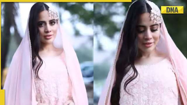 Urfi Javed stuns internet by posing in pink sharara, netizens ask 'tabiyat thik hai?' - Vimarsana News